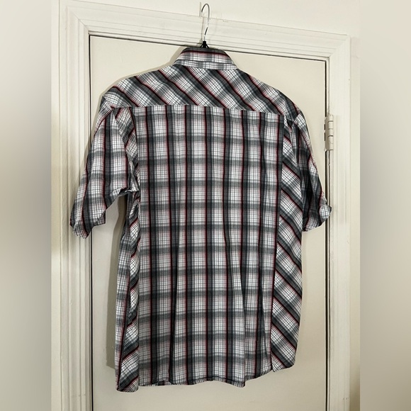 Stussy Short Sleeve White/Black/Red Button down
Size Large - Picture 6 of 6